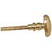 Baldwin 6725 Interior and Exterior Turn Knob for 6732, Vintage Brass