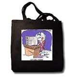 Londons Times Funny Society Cartoons - Carp Tunnel Syndrome - Tote Bags