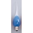 Pack of 2 Blue Glow Silicone Electric Candle Lamp Replacement Light Bulbs