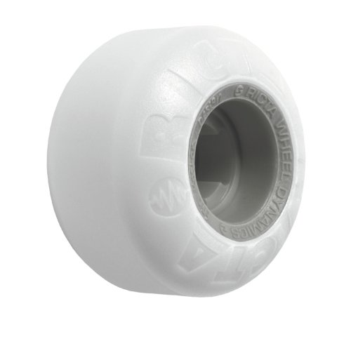 Childrens Toyshop  Toys : Ricta Wheel Dynamics Core Saari Skateboard Wheel Set (52mm, Metallic Silver/White)