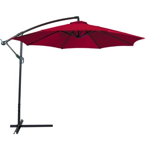 3 G3shop Very Cheap Patio Furniture Patio Umbrella Offset 10 Hanging Umbrella Outdoor Color Red Waterproof Premium Offset Umbrella Featurin Funny Daily Special