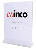 Acrylic Table Promotional Card Displayette - 8 X 11