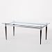 Glass Top Coffee Tables | Mahogany Coffee Tables - Lesro Siena Glass Top Coffee Table Mahogany Finish