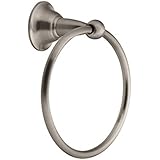 Moen DN6886BN Sage Inspirations Towel Ring, Brushed Nickel