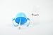ZoLi BOT XL Straw Sippy Cup-Blue 9 oz