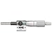 Mitutoyo 250-312 Micrometer Head, with Digit Counter, 0-1" Range, 0.0001" Graduation, +/-0.0001" Accuracy, Ratchet Stop Thimble, Flat Face