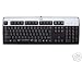 HP 435302-001 KB-0316 104 Key Black Silver PS2 Keyboard