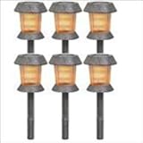 Westinghouse Solar Lighting 124006-77 Constellation 6 Piece Solar Light Set in Antique Silver
