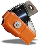 Covertec SX14108 S2 - For medium Mobile Phone Horizontal Luxury Leather Case - Orange
