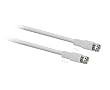 Vanco 200-007-12W RG6 Quad Digital Coaxial Cable with Premium Gen II Compression Connectors, 12-Feet(White)