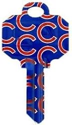 Chicago Cubs Schlage SC1 House Key