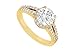 Diamond Engagement Ring : 14K Yellow Gold - 1.00 CT Diamonds