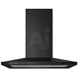 KitchenAid Architect Series II KWCU465SBL 36 Wall Mount Chimney Hood with 600 CFM Internal... by