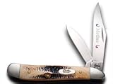 CASE XX Mother Etching Peanut - Genuine Bone Stag Handles