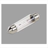 Invizilite 24V 3W Clear Glass Festoon Xenon Lamp Pack: 100 Pack