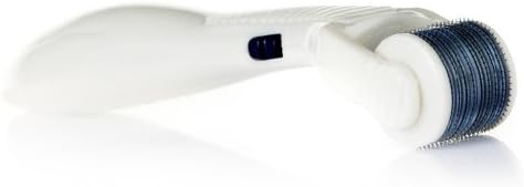 Tankhappy 3in1 Vibrating Blue LED Titanium Alloy 540 Mircro Needle Roller Microneedles Derma skin Roller for Acne Scars Wrinkles Stretch 3.0mm