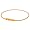 Phiten, Titanium Star Necklace, Gold, 18-Inches