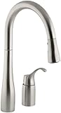 KOHLER シンプライス　プルダウン　シングルレバーキッチン用混合水栓(並行輸入品）