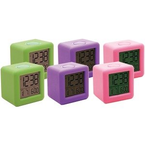Equity 70902 Textured Cube Clock Radios)