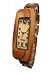 Tense Oblong Sandalwood Two-Tone Hypo-allergenic Oblong Rectagular Watch L8221SM