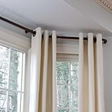 Bay Window Curtain Rod 1   Pewter   Improvements
