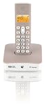 BT Freestyle 335 Single DECT TAM Phone - White & Stone