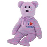 Review TY  / TY Columbus the Bear Beanie Baby from the I Love Series
