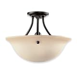 Review Royce Lighting RSF700/2-23 / Royce Lighting RSF700/2-23 Prescott Semi Flush Mount Oil Rubbed Bronze with Sepia Tinted Globe