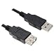 USB 2.0 Extension Cable - 1m - Male A to Female A - Extend Length of Existing USB Cables - Indigo Banana Media (1 Metre)