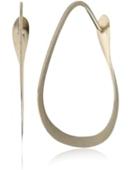 Melissa Joy Manning "MJM Classic" 14k Gold Small Triangle Hoop Earrings