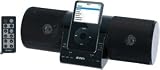 Jensen Universal Docking Speaker Station with FM Scan Radio for iPod and MP3 Players (Black)