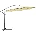 Ampelschirm beige 3,50m Sonnenschirm Gartenschirm