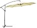 Ampelschirm beige 3,50m Sonnenschirm Gartenschirm