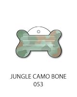 Jungle Camo Bone FasTag