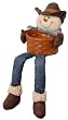 Cowboy Snowman W/Basket