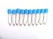 Cloth Diaper Pins Stainless Steel Traditional Safety Pin (Blue)