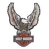 Upright Eagle Tin Sign - Embossed tin sign. Measures 16 x 12. Made in USA. 99349-09V