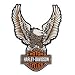 H-D Upright Eagle Tin Sign 99349-09V