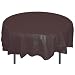 Black Round Plastic Table Cover