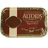 Altoids Curiously Strong Dark Chocolate Dipped Mints, Peppermints - 1.76 Oz / Tin, 12 ea