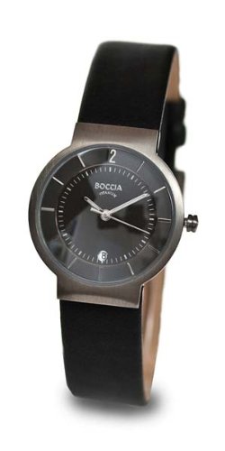 Boccia Damen-Armbanduhr Leder 3123-06 Preisvergleich