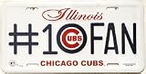 Chicago Cubs License Plate - #1 Fan