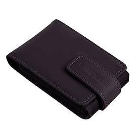 Exspect iPod Black Leather Case - iPod Video 30GB, 60GB, 80GB And iPod Classic 120GB, 80GB & 160GB