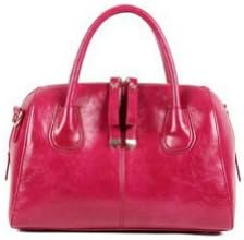 Seven Princess Winter New Korean Women Fashion Bag Shoulder Bag Diagonal Package Candy-Colored Pouches (Rose red)