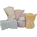 Colorado Trading ct00670 Crib Clouds Micro Chenille Baby Blanket - choose from many solid colors