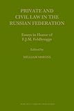 Private and civil law in Russia : the civil code and public/private distinction