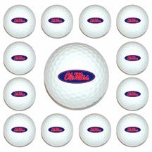 Mississippi Miss) Rebels Golf Ball Pack Dozen)