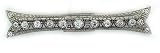 Art Deco 14k Gold and Diamond Brooch