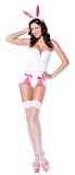 Smiffy'S Fever Bunny Jumpsuit with Tail and Ears (Medium)