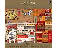 K&Company Firefighter Scrap Kit 12 Inch by 12 Inch Layouts